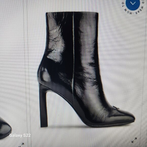 KARL LAGERFELD Women's Vica-Heeled Bootie Ankle Boots. NIB. Size 5.5 - Picture 2 of 14